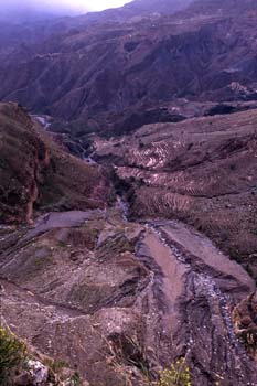 Laderas aterrazadas en las proximidades de Kohlan, Yemen