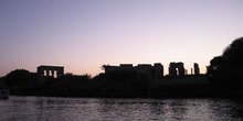 Philae al anochecer, Egipto