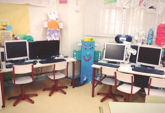 Rincón de robótica en educación infantil