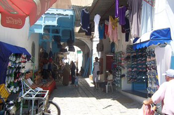 Calle comercial, Sousse, Túnez