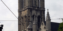 Torre de la Catedral de San Bavón, Gante, Belgica