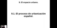 Proceso urbanización español