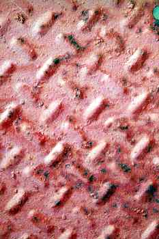 Relieve en rejilla de metal