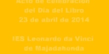 Día del Libro 2014 en el IES Leonardo da Vinci de Majadahonda