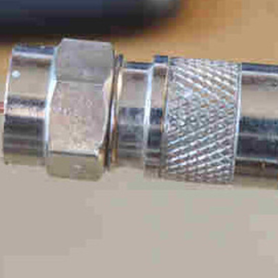 Conector F macho para instalaciones de ICT