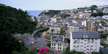 Vista general de Luarca, Principado de Asturias