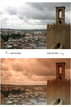 Efecto el filtro degradado tabaco