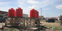 Depósitos de agua, Banda Ache, Sumatra, Indonesia