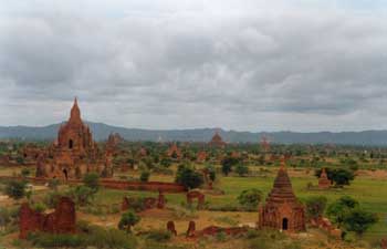 Panorámica de Bagan, Myanmar