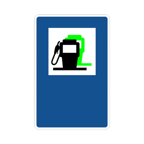 Surtidor de carburante con y sin plomo