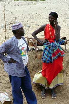 Hombre y mujer de Djibouti, Rep. de Djibouti, áfrica