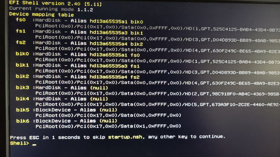 UEFI avanzados cuatro