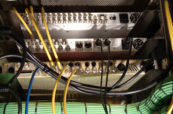 Generador de sincronismo, panel trasero