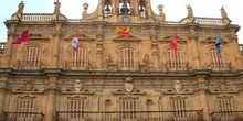 Fachada de la Plaza Mayor, Salamanca, Castilla y León