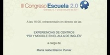 PDI y Moodle en el aula de inglés.
