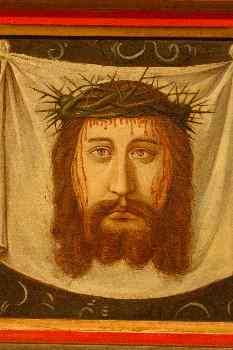 Pintura con la imágen de Jesucristo