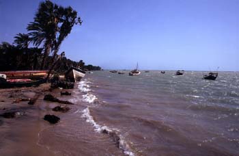 Playa en Al Khokha, Yemen