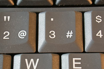 Tecla de un ordenador