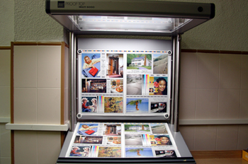 Dispositivo de visualización de luz normalizada estándar