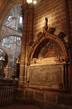 Sepulcro en la Catedral de ávila, Castilla y León