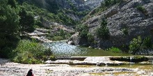 Río Els Estrets, cerca de Arnes, Tarragona