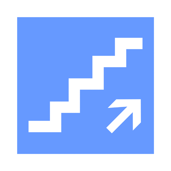 Escaleras ascendentes