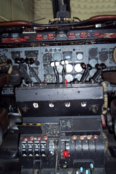 Cuadro de mandos de un avión