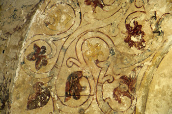 Pintura de la antecámara de la tribuna de la iglesia de San Salv