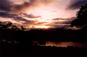 Atardecer desde Luang Prabang, Laos