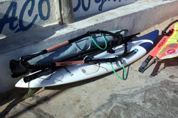 Equipo de windsurf
