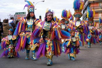 Comparsa en el desfile de carnaval - Badajoz