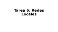 Solución Tarea 6. Redes Locales. Profesor Ingeniero Informático Eduardo Rojo Sánchez