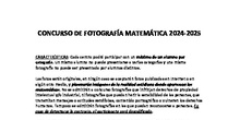 Concurso de fotografía 2024