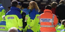 Homenaje a los servicios de emergencia en la Puerta del Sol, Mad