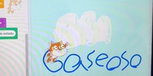 Programa con Scratch, una animación sobre el cambio de estado añadiendo texto a voz
