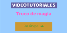 Videotutorial Rodrigo M.