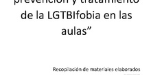 Actividades creadas PFC Conocimiento, tratamiento y prevención LGTBIfobia en las aulas