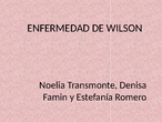 Enfermedad de Wilson