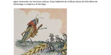 Félix María de Samaniego, La Cigarra y la Hormiga.
