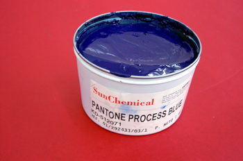 Bote tinta pantone process blue