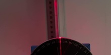 Propagación de la luz en superficie semicircular: Sistema vidrio-aire