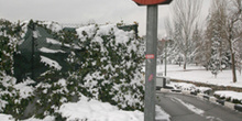 Calles nevadas, Comunidad de Madrid