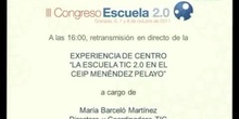 La escuela TIC 2.0 en el CEIP Menéndez Pelayo
