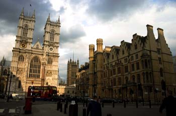 Fachada de la Abadía de Westminster, Londres