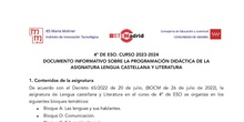Guía didáctica 4º ESO LCL curso 2023-2024 IES María Moliner