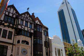 Perth: contraste arquitectónico, Australia