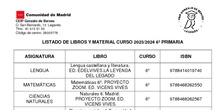 Libros 6º