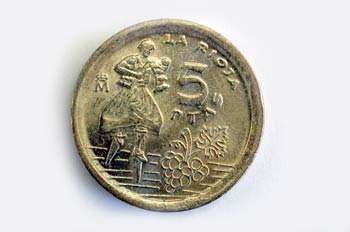 Pesetas, La Rioja, Cruz