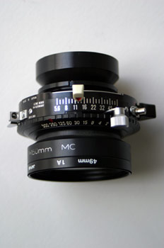 Objetivo 150mm de cámara de galería