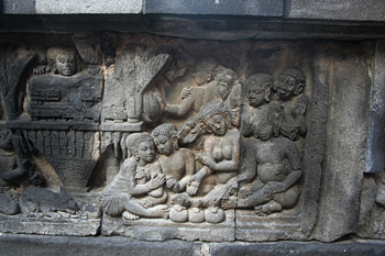 Relieve, Prambanan, Jogyakarta, Indonesia